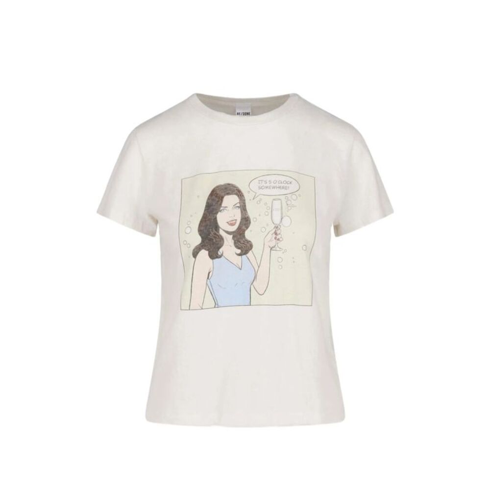 Re/Done White Tops - T-Shirts & Jerseys Women
